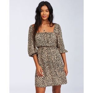 Billabong Animal Print Rayon Dress